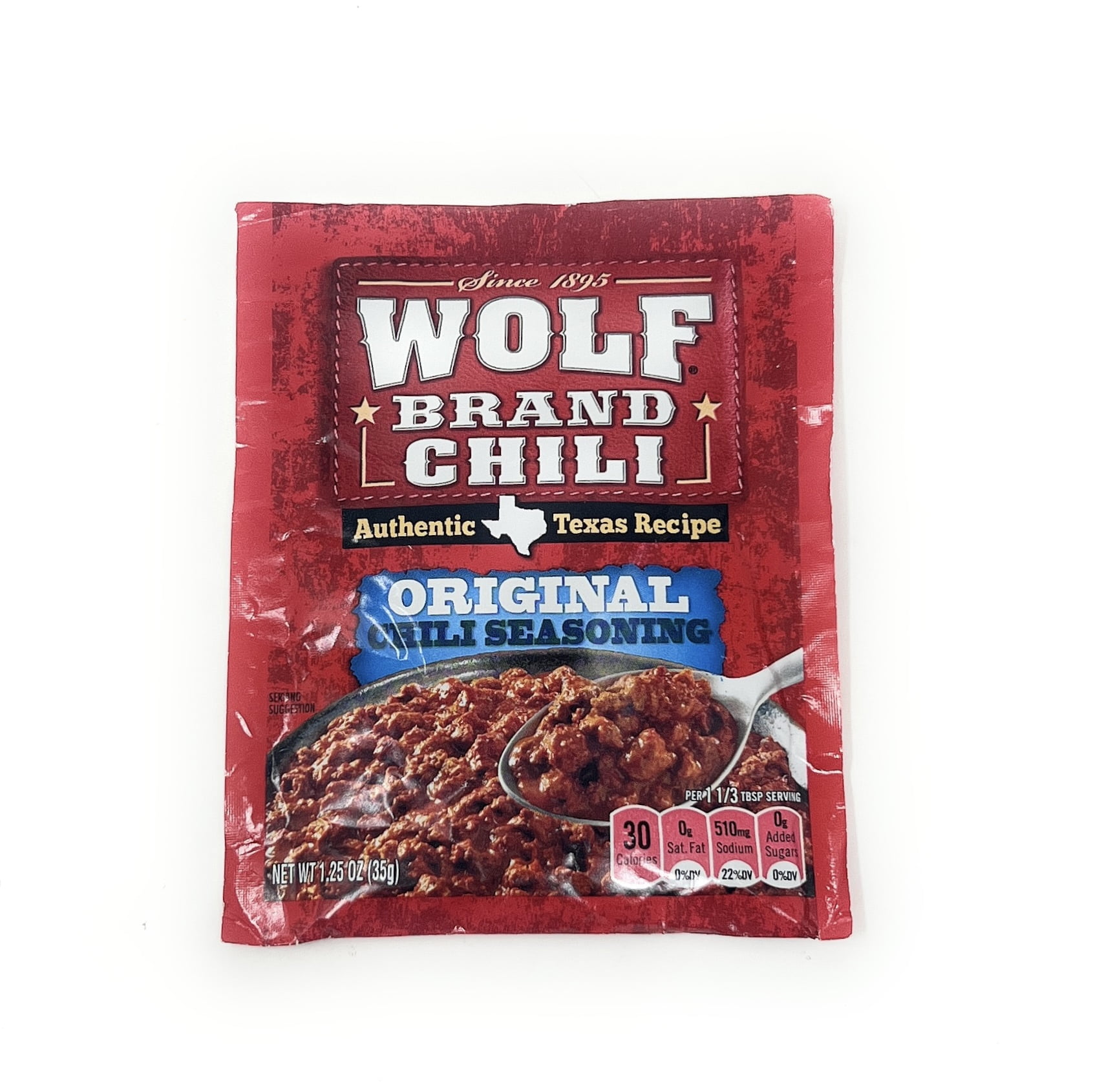 Wolf Brand Chili Original Chili Seasoning 1.25oz 1 packet Walmart