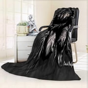 Wolf Breakout Plush Raschel Korean Mink Style Blanket, Queen Size By Penfound