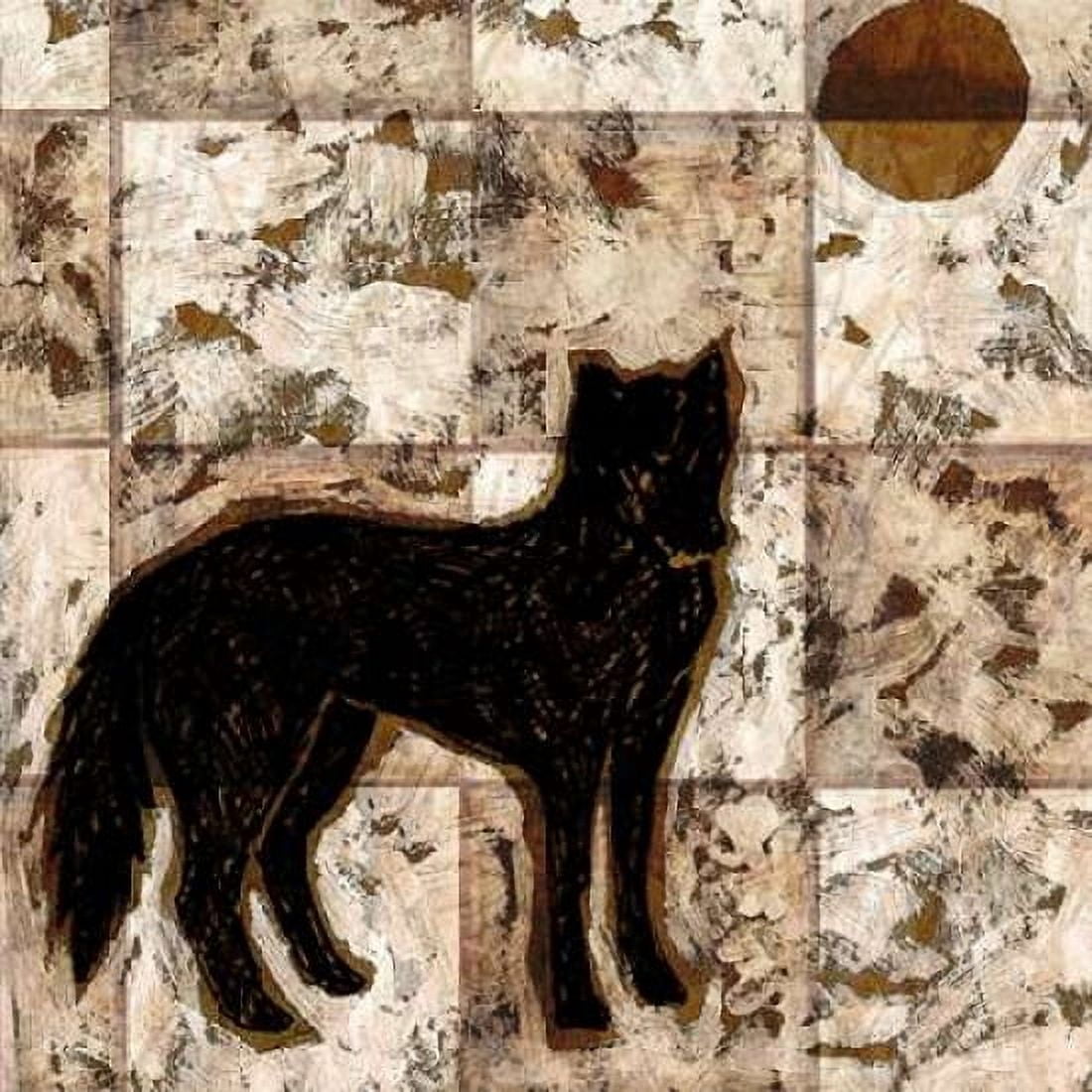 Wolf Canvas Art - Nicholas Biscardi (24 x 24)