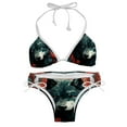 thumbnail image 1 of Wolf Chic Bikini Set with Detachable Sponge & Adjustable Strap | 2-Pack for Versatile Swim Suit Looks, 1 of 6