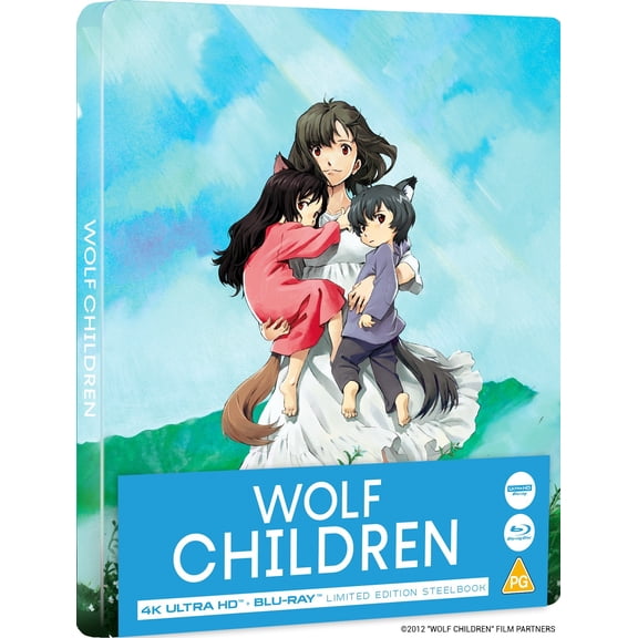 Wolf Children Limited Edition 4K UHD Steelbook (4K Ultra HD) Colleen Clinkenbeard Jad Saxton