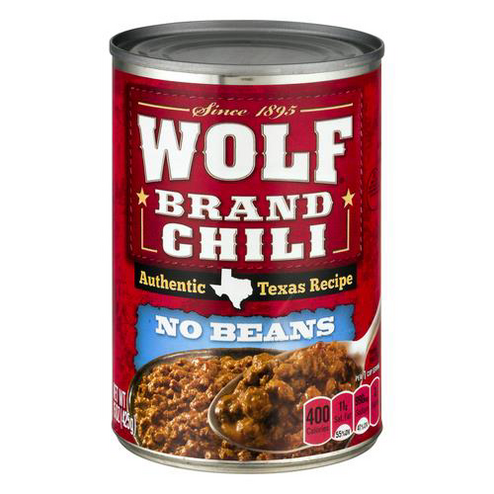 Wolf, Chili, No Beans (Pack of 20)
