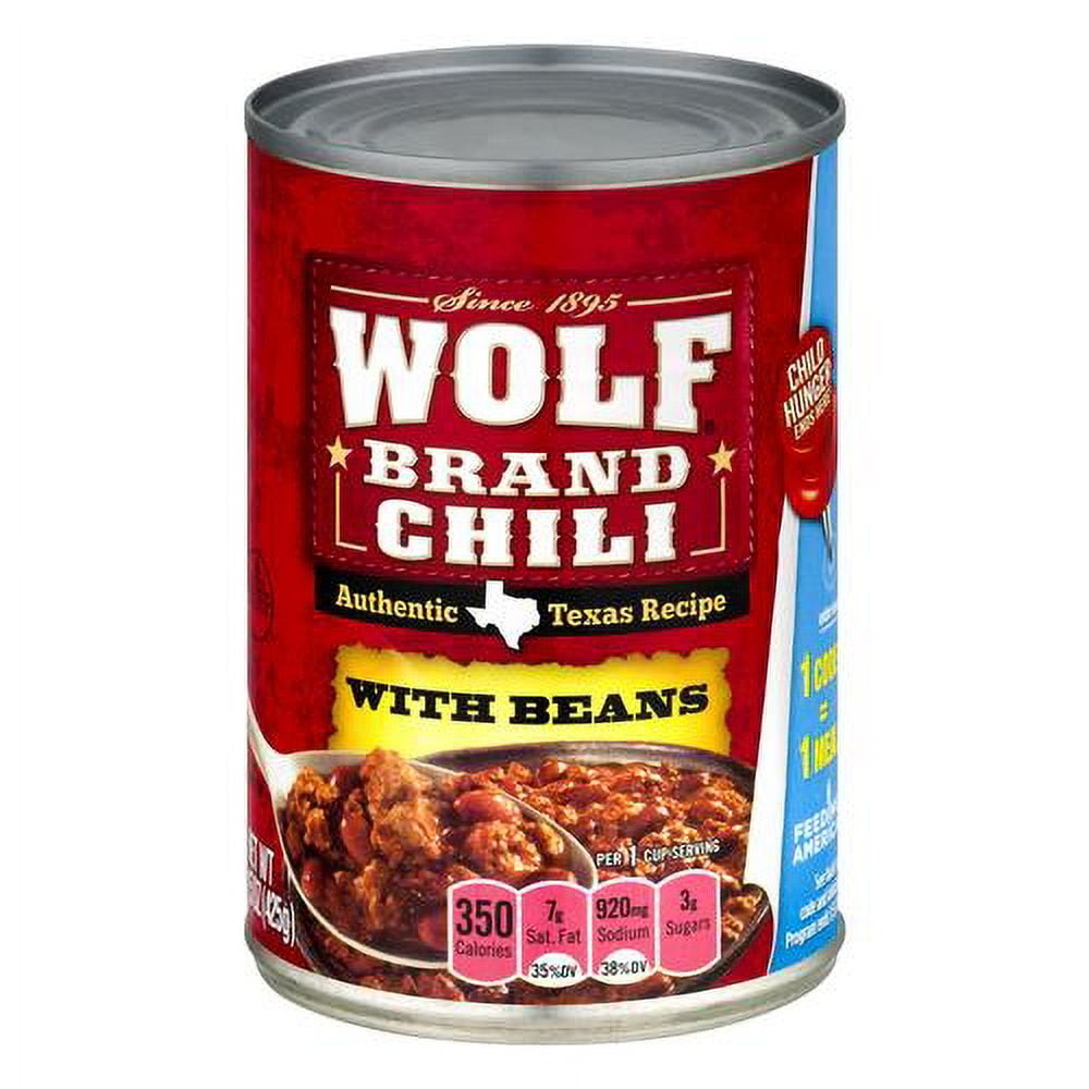 Wolf Chili with Beans (Pack of 3)