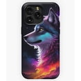 thumbnail image 1 of Wolf Cosmos Galaxy Space Stars G5643 Phone Case for iPhone17 16 15 14 13 12 11 Pro Max, 1 of 2