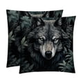 thumbnail image 1 of Wolf Covers Set of 2 - Available in 16x16, 18x18, 20x20 Inches with Unique Patterns - for Home Decor, Throw Pillow Inserts, Pillow Inserts, Bed Pillow - Ideal for All Occasions!, 1 of 6