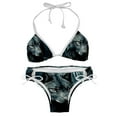 thumbnail image 1 of Wolf Detachable Sponge Adjustable Strap Bikini Set 2-Pack Swimwear Swimsuit.SceneManagement Beach Pool Party Vacation., 1 of 6