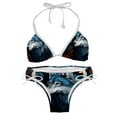 thumbnail image 1 of Wolf Detachable Sponge Adjustable Strap Bikini Set Two-Pack, Great for All Scenes, One-Piece Swimsuits, Swim Suits, 1 of 6