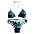 thumbnail image 1 of Wolf Detachable Sponge Adjustable Strap Bikini Set Two-Pack Swimsuit Suit Beach Pool Party, 1 of 6
