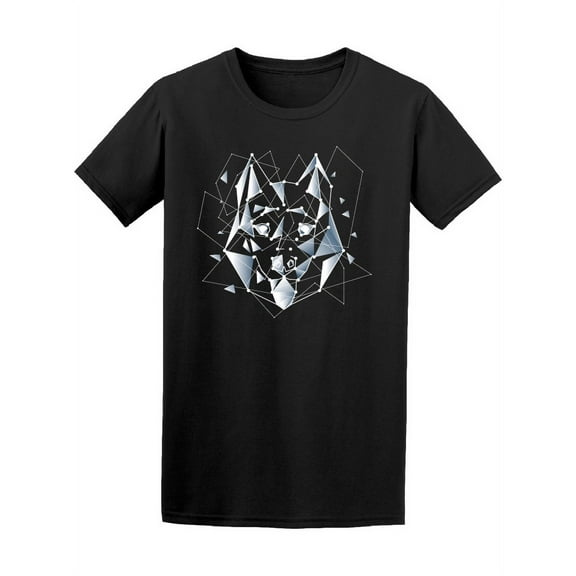Wolf Dog Triangles T-Shirt Men -Image by Shutterstock, Male x-Large