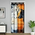 thumbnail image 1 of Wolf Doorway Curtain,Sun Moon Dreamcatcher Iceberg Door Cover Curtain,Wild Animal Rustic Hunt Blackout Door Curtain for Bedroom, 84"x42" 1 Panel, 1 of 5