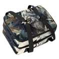 thumbnail image 1 of Wolf Double Layered Insulated Lunch Bag with Two Compartments, Large Capacity, Refrigeration Capability - Hand Carry 7.1x11.4x16.1 Inches, 1 of 6