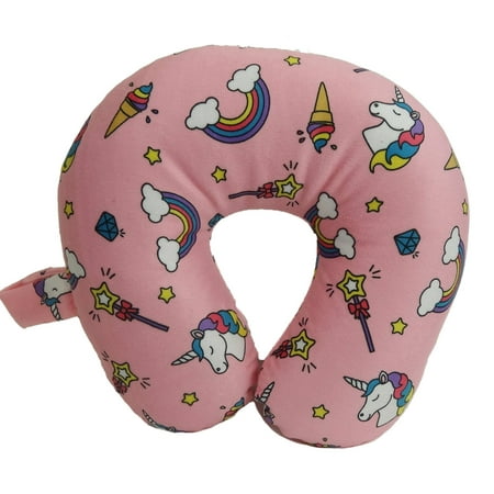 Wolf Essentials All Her Favourites Print Fiber Filled Travel Neck Pillow