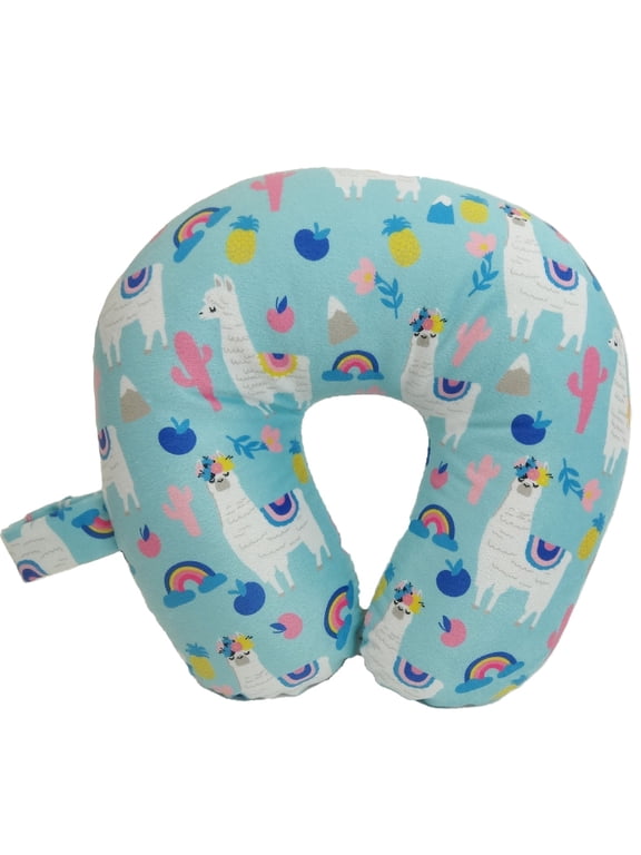 Childs Fiber Neck Pillow, Llama Llama