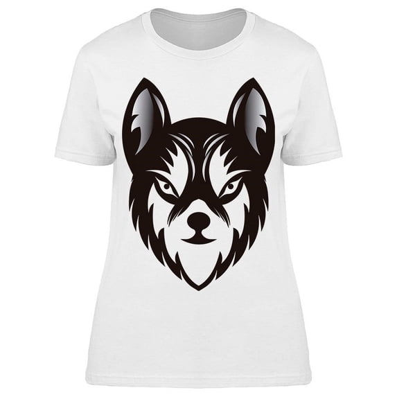 Wolf Face Animal Tee Women's -Image by Shutterstock