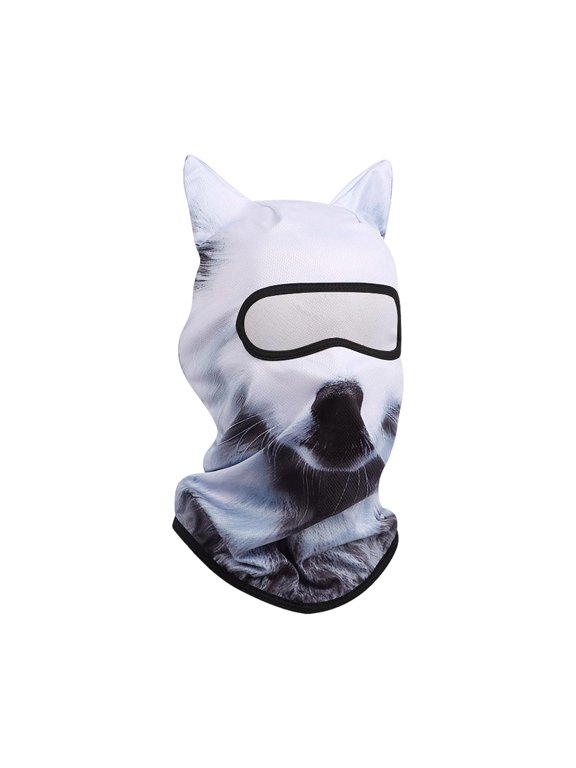Wolf Face Balaclava Ski Mask Windproof For Winter Outdoor Skiing Motorcycling Men Women Warm Full Coverage Fun