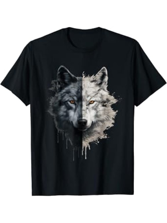 Wolf Face Moon T-Shirt