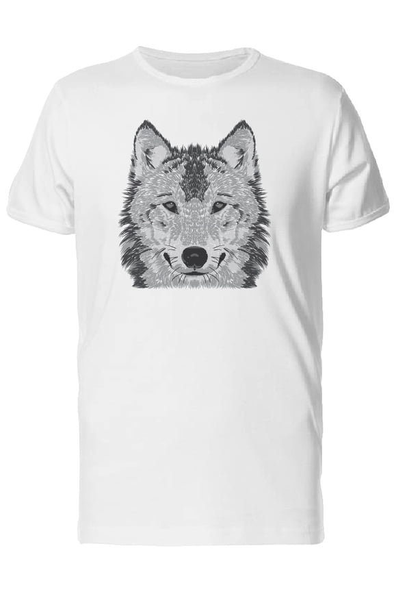 Wolf Face Painting T-Shirt Men -Image by Shutterstock, Male Large