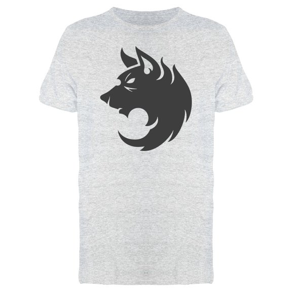 Wolf Face Silhouette T-Shirt Men -Image by Shutterstock, Male 3X-Large