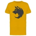 thumbnail image 1 of Wolf Face Silhouette T-Shirt Men -Image by Shutterstock, Male Medium, 1 of 2