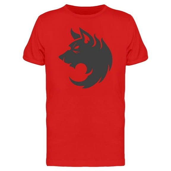 Wolf Face Silhouette T-Shirt Men -Image by Shutterstock, Male x-Large