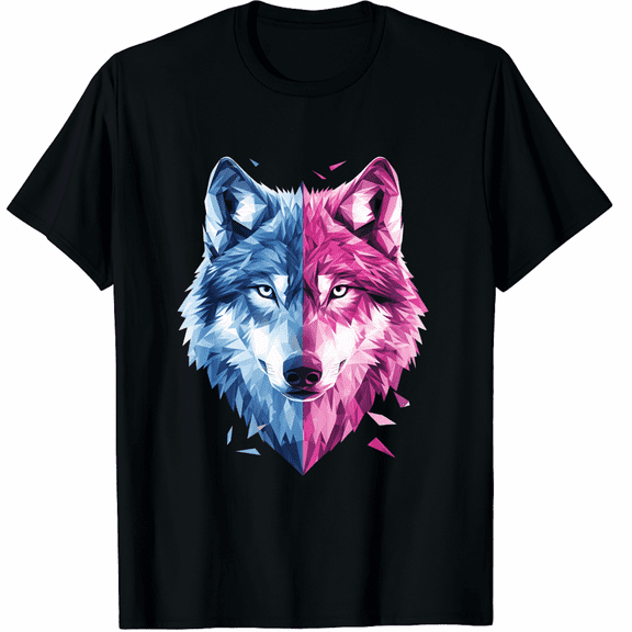 Wolf Fantasy Graphic T-Shirt for Men Women