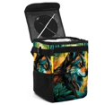 thumbnail image 1 of Wolf Foldable Car Trash Can with Lid, Leak-proof and Hanging Storage Bag - Car Trash Bin for Convenient Use, 1 of 1