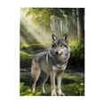 thumbnail image 1 of Wolf Forest Sunlight Stream 1000-Piece Wooden Jigsaw Puzzle for Adults, Fun & Challenging Family Game, Stylish Wall Decor & Holiday Gift, 1 of 7