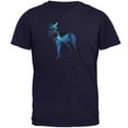 thumbnail image 1 of Wolf Galaxy Night Sky Mens T Shirt Navy LG, 1 of 1