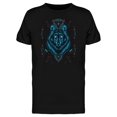 thumbnail image 1 of Wolf Geometry Graphic T-Shirt Men -Image by Shutterstock, Male 3X-Large, 1 of 2