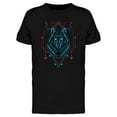 thumbnail image 1 of Wolf Geometry Triangle Icon T-Shirt Men -Image by Shutterstock, Male 3X-Large, 1 of 2