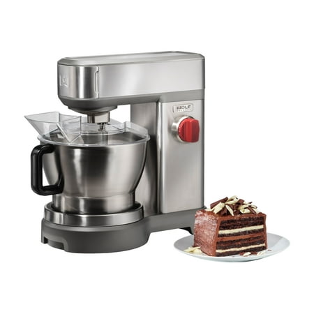 Wolf Gourmet - WGSM100S Stand Mixer - Brushed Stainless Steel