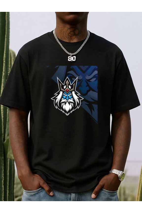 Wolf Graphic Tee for men Exercise 180G 100% Cotton black basketball gym Casual Unisex Shirt Printed tshirts Unique Design Unisex Shirt Crewneck tshirts