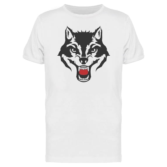 Wolf Grin B&W Tee Men's -Image by Shutterstock
