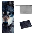 thumbnail image 1 of Wolf Gym Towel Yoga Towels Yoga Mat Towel, with Storage Bag, 72.8"x26.8", Suitable for Yoga, Pilates, Fitness, Etc., 1 of 6