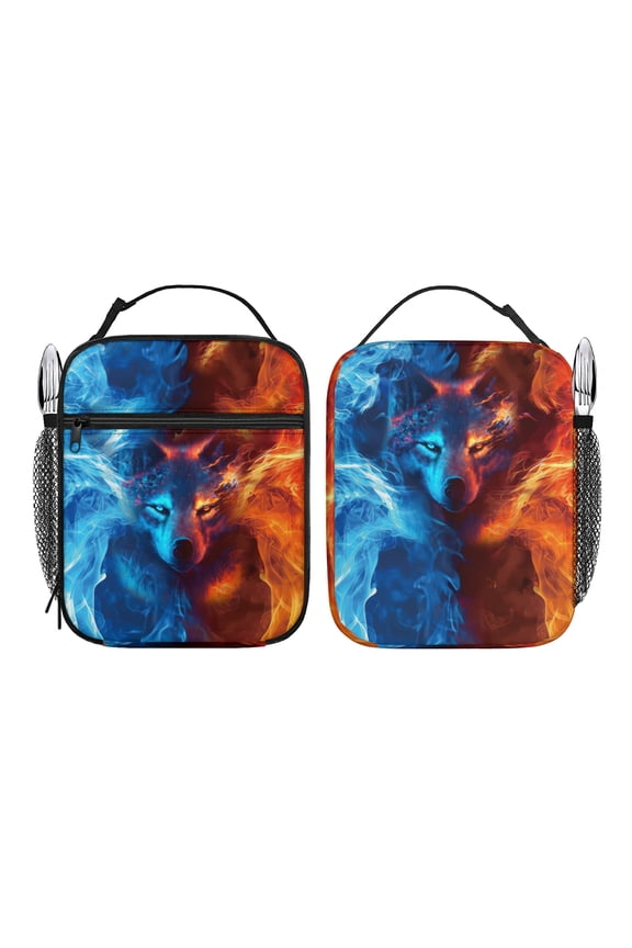 Wolf Handbag 10 Inch Tote Bag Cartoon Wolf Handbag For All Seasons