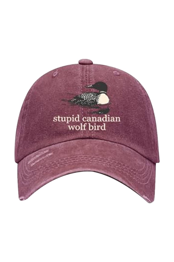 Wolf Hat for Men & Women, Wolf Bird Hat Baseball Cap with Adjustable Strap, Wolf Hats for Men Unisex for Running, Hiking & Daily Wear