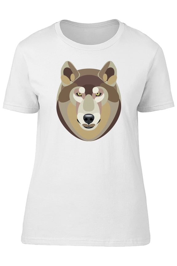 Wolf Head Cartoon T-Shirt Men -Image by Shutterstock, Male x-Large