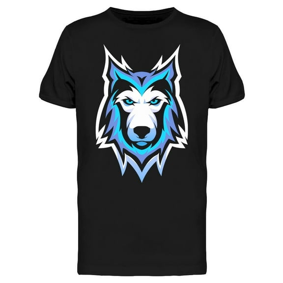 Wolf Head Icon Gamer  T-Shirt Men -Image by Shutterstock, Male Medium