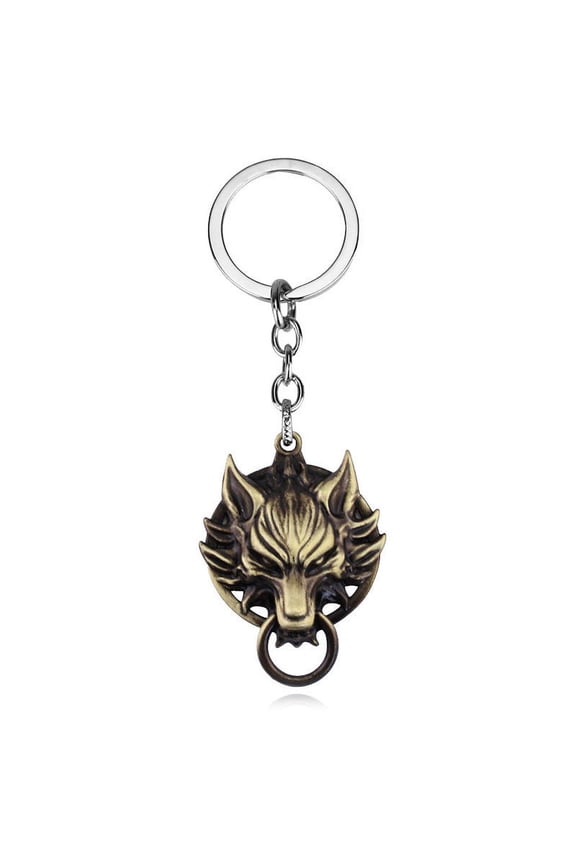Unisex Wolf Head Keychain Alloy Pendant Key Chain Graduation Gift Housewarming Gift Christmas Gift Valentines Gift