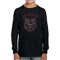 thumbnail image 1 of Wolf Head Lineart Long Sleeve Toddler -Image by Shutterstock,  4 Toddler, 1 of 4