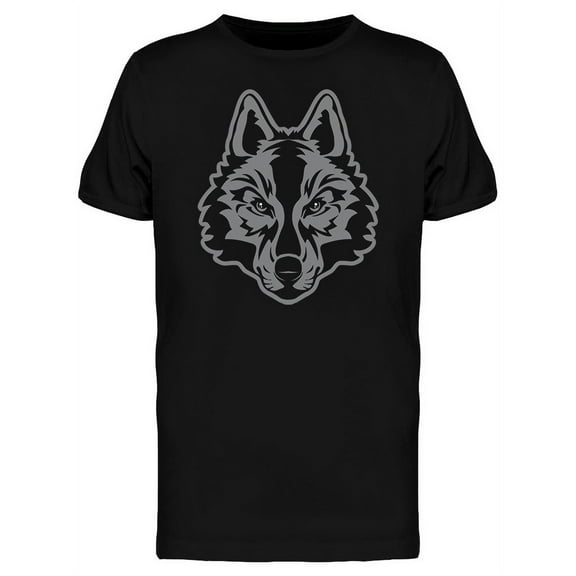 Wolf Head Logo T-Shirt Men -Image by Shutterstock, Male XX-Large
