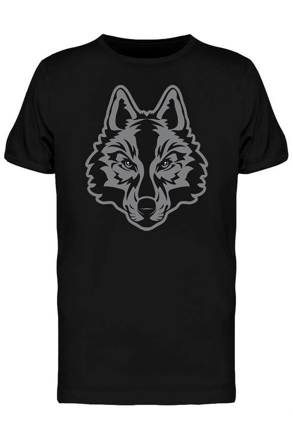 Wolf Head Logo T-Shirt Men -Image by Shutterstock, Male XX-Large