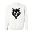 thumbnail image 1 of Wolf Head. Sweatshirt Men -Image by Shutterstock, Male Medium, 1 of 4