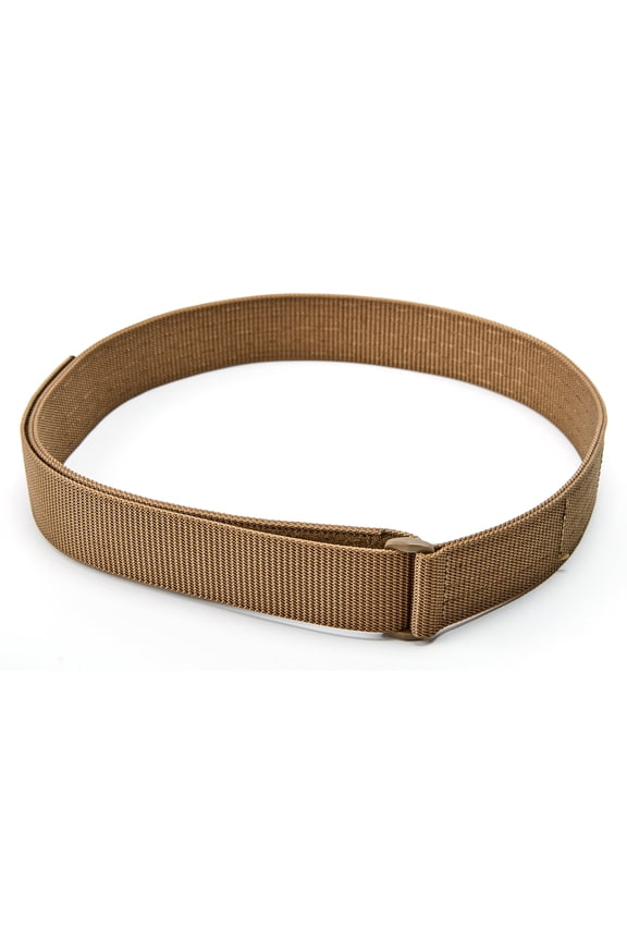 Heavy Duty Nylon Belt 1.5 Inch Adjustable Everyday Belt, Tan, Small