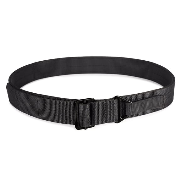 Wolf Heavy Duty Nylon Belt 1.75 Inch Adjustable Everyday Belt, Black, Large