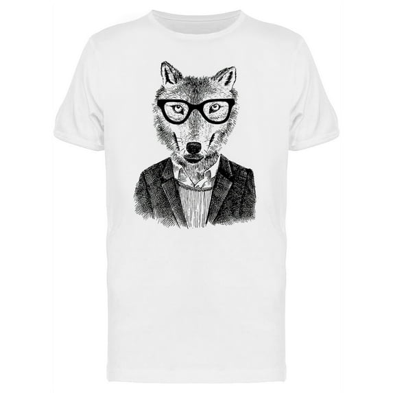 Wolf Hipster Tee Men's -Image by Shutterstock