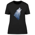 thumbnail image 1 of Wolf Howl Forest Inside T-Shirt Men -Image by Shutterstock, Male x-Large, 1 of 4