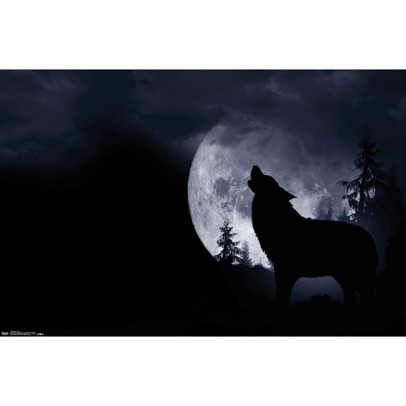 Wolf - Howl Wall Poster, 14.725" x 22.375"