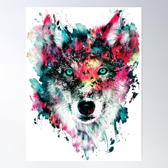 Wolf Ii Poster Wall Art Modern Wall Decor For Living Room Bedroom Art