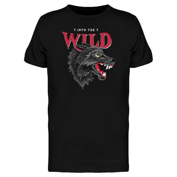Wolf Into The Wild T-Shirt Men -Image by Shutterstock, Male 3X-Large